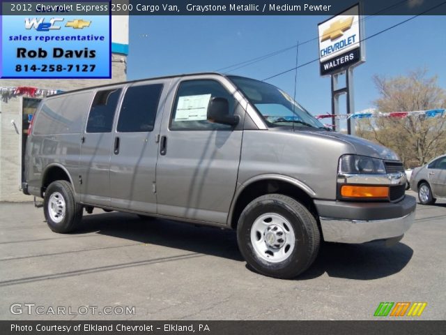 2012 Chevrolet Express 2500 Cargo Van in Graystone Metallic
