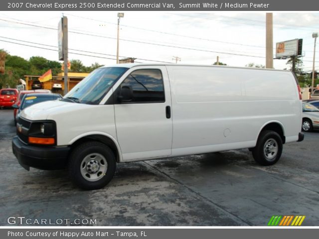 2007 Chevrolet Express 2500 Extended Commercial Van in Summit White