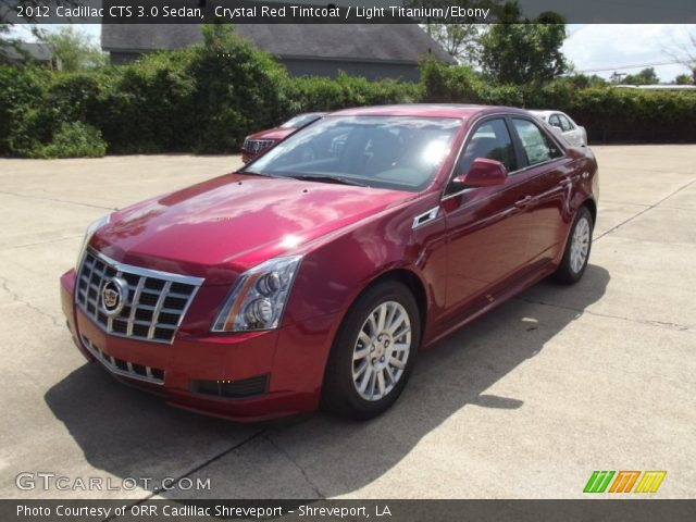 2012 Cadillac CTS 3.0 Sedan in Crystal Red Tintcoat