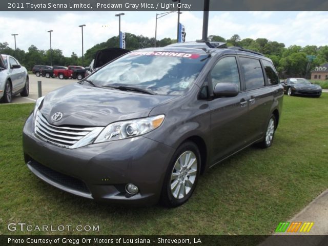 2011 Toyota Sienna Limited in Predawn Gray Mica