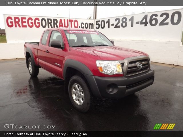 2009 Toyota Tacoma PreRunner Access Cab in Barcelona Red Metallic