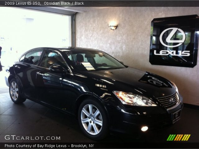 2009 Lexus ES 350 in Obsidian Black