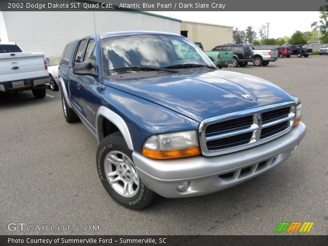 2002 Dodge Dakota SLT Quad Cab in Atlantic Blue Pearl
