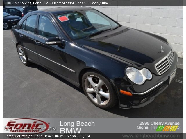 2005 Mercedes-Benz C 230 Kompressor Sedan in Black