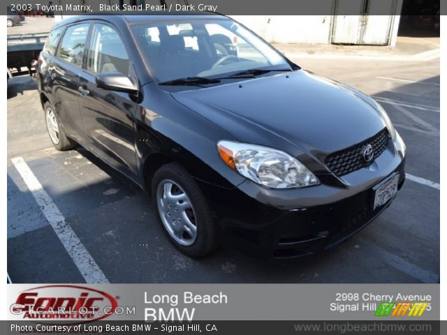 2003 Toyota Matrix  in Black Sand Pearl