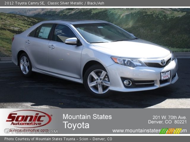 2012 Toyota Camry SE in Classic Silver Metallic