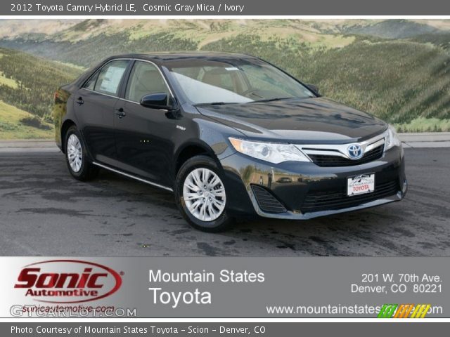 2012 Toyota Camry Hybrid LE in Cosmic Gray Mica