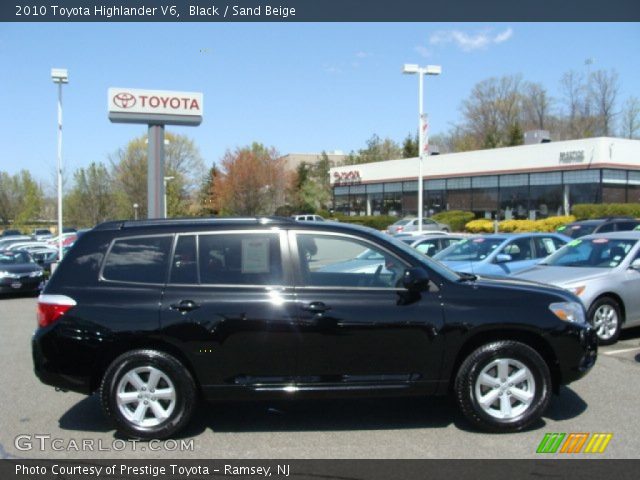 2010 Toyota Highlander V6 in Black