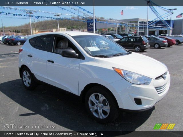 2012 Hyundai Tucson GL in Cotton White
