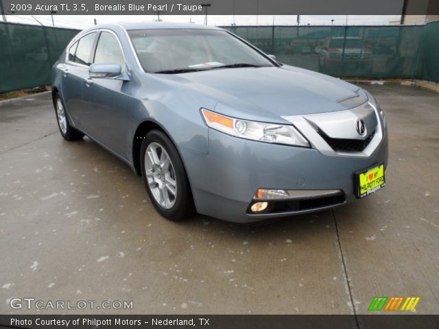 2009 Acura TL 3.5 in Borealis Blue Pearl