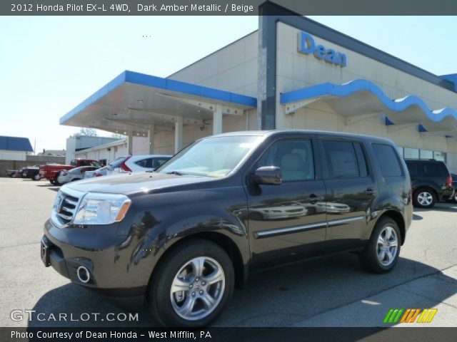 2012 Honda Pilot EX-L 4WD in Dark Amber Metallic