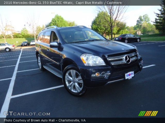 2010 Mercedes-Benz GL 350 BlueTEC 4Matic in Capri Blue Metallic