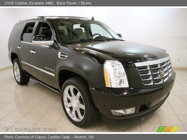 2008 Cadillac Escalade AWD in Black Raven