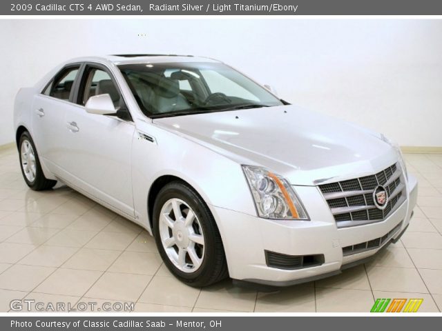 2009 Cadillac CTS 4 AWD Sedan in Radiant Silver