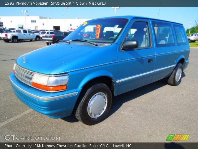 1993 Plymouth Voyager  in Skyblue Satin Glow