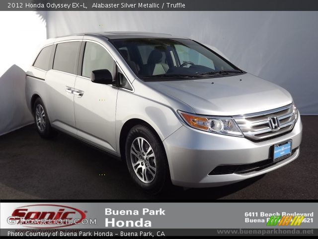 2012 Honda Odyssey EX-L in Alabaster Silver Metallic