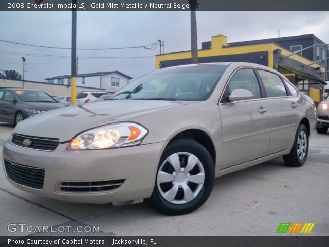 2008 Chevrolet Impala LS in Gold Mist Metallic