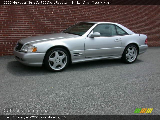 1999 Mercedes-Benz SL 500 Sport Roadster in Brilliant Silver Metallic