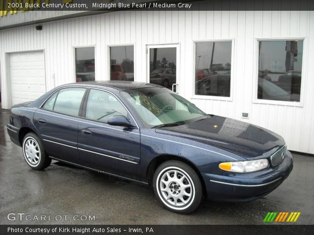 2001 Buick Century Custom in Midnight Blue Pearl