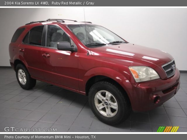 2004 Kia Sorento LX 4WD in Ruby Red Metallic