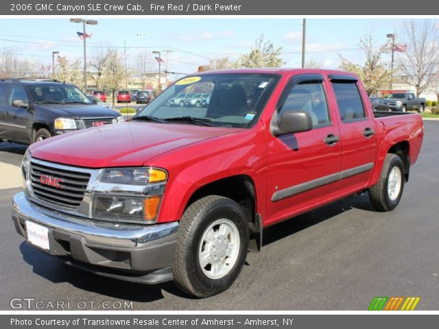 2006 GMC Canyon SLE Crew Cab in Fire Red