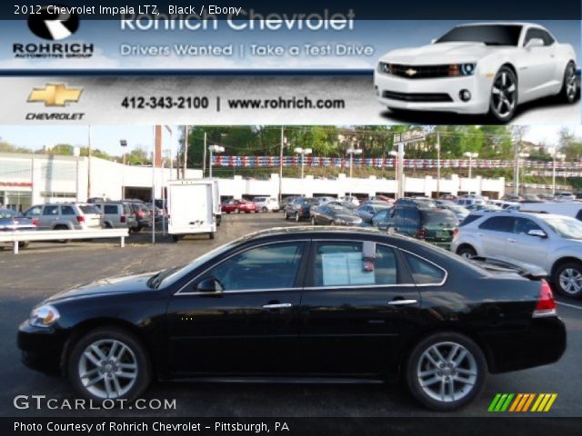 2012 Chevrolet Impala LTZ in Black