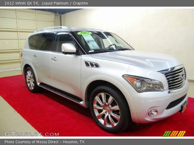 2012 Infiniti QX 56 in Liquid Platinum