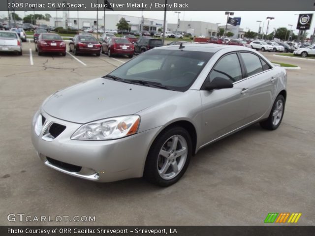 2008 Pontiac G6 V6 Sedan in Liquid Silver Metallic