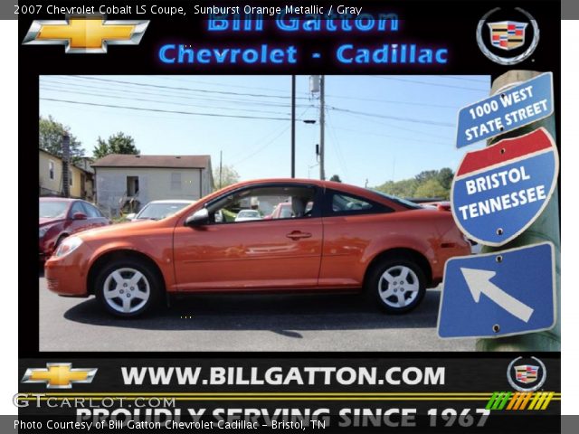 2007 Chevrolet Cobalt LS Coupe in Sunburst Orange Metallic