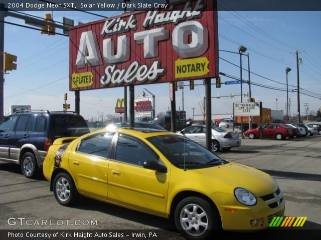 2004 Dodge Neon SXT in Solar Yellow
