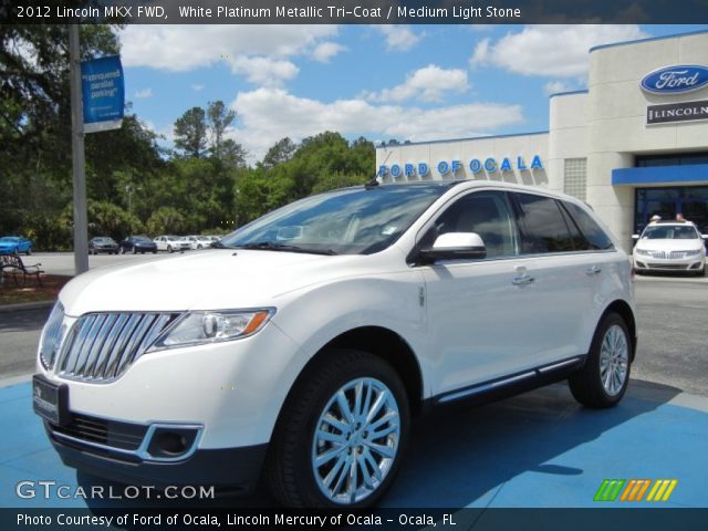 2012 Lincoln MKX FWD in White Platinum Metallic Tri-Coat