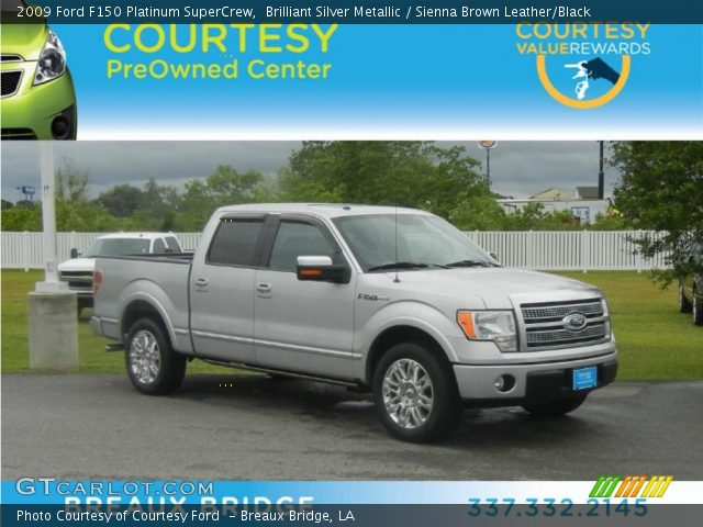 2009 Ford F150 Platinum SuperCrew in Brilliant Silver Metallic