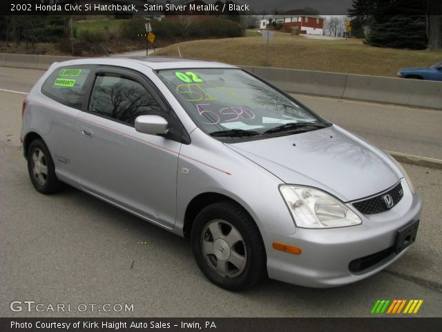 2002 Honda Civic Si Hatchback in Satin Silver Metallic