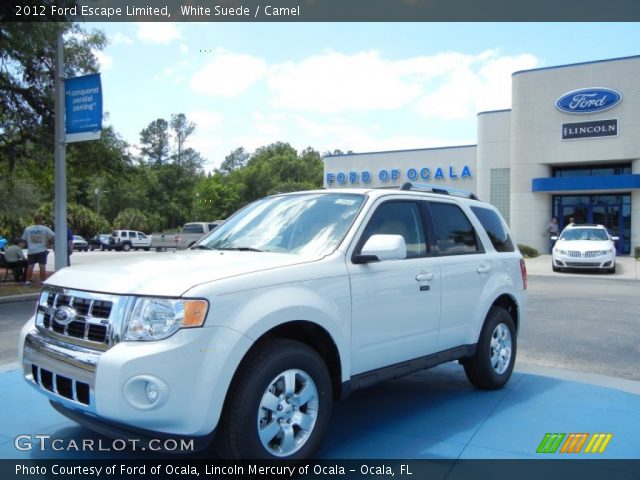 2012 Ford Escape Limited in White Suede
