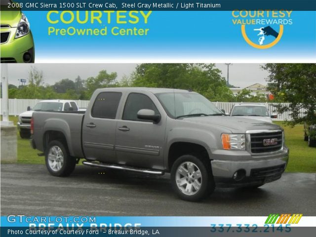 2008 GMC Sierra 1500 SLT Crew Cab in Steel Gray Metallic