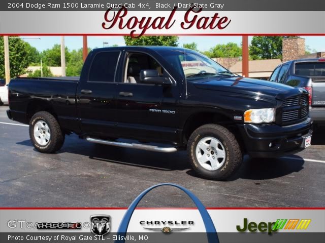 2004 Dodge Ram 1500 Laramie Quad Cab 4x4 in Black