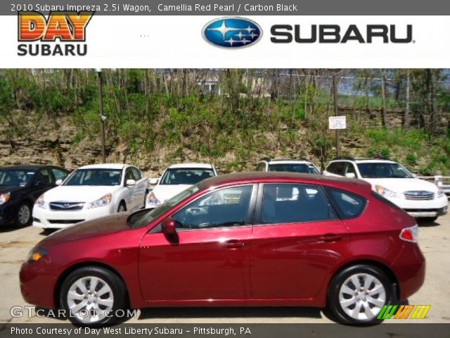 2010 Subaru Impreza 2.5i Wagon in Camellia Red Pearl