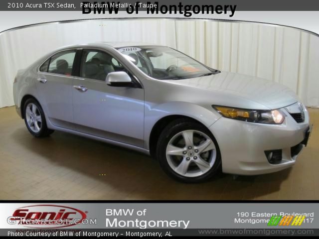 2010 Acura TSX Sedan in Palladium Metallic