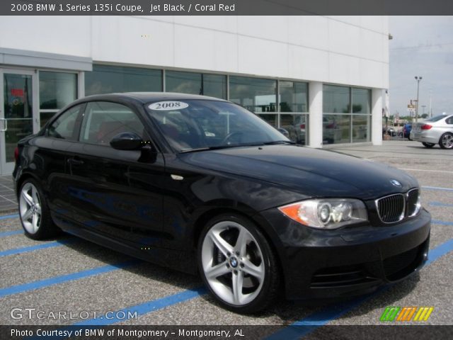 2008 BMW 1 Series 135i Coupe in Jet Black