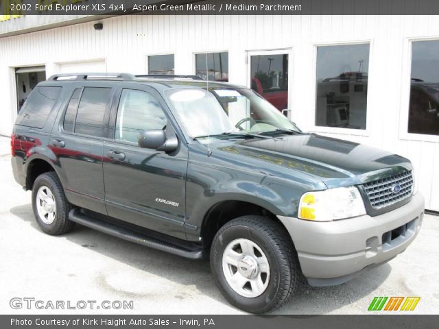 2002 Ford Explorer XLS 4x4 in Aspen Green Metallic