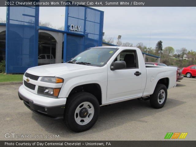 2012 Chevrolet Colorado Work Truck Regular Cab 4x4 in Summit White