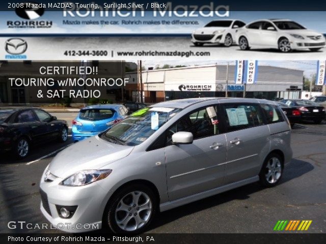 2008 Mazda MAZDA5 Touring in Sunlight Silver