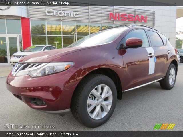 2012 Nissan Murano SL in Merlot