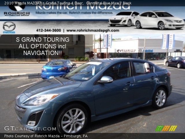 2010 Mazda MAZDA3 s Grand Touring 4 Door in Gunmetal Blue Mica