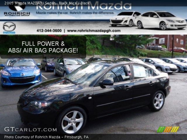 2005 Mazda MAZDA3 i Sedan in Black Mica