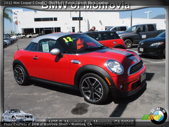 2012 Mini Cooper S Coupe in Chili Red