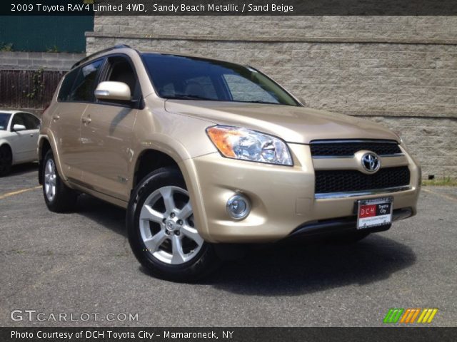 2009 Toyota RAV4 Limited 4WD in Sandy Beach Metallic