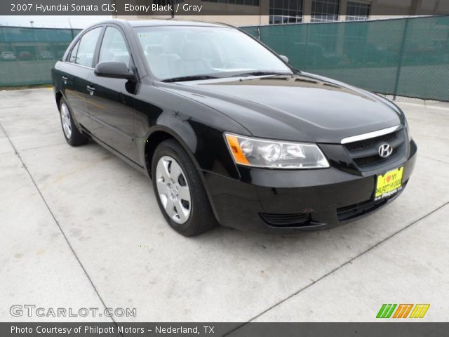 2007 Hyundai Sonata GLS in Ebony Black
