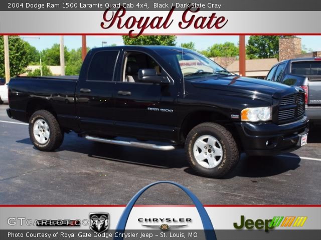 2004 Dodge Ram 1500 Laramie Quad Cab 4x4 in Black
