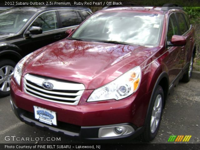 2012 Subaru Outback 2.5i Premium in Ruby Red Pearl